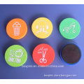 Soft PVC/Rubber 2D Round Fridge Magnet Wholesale